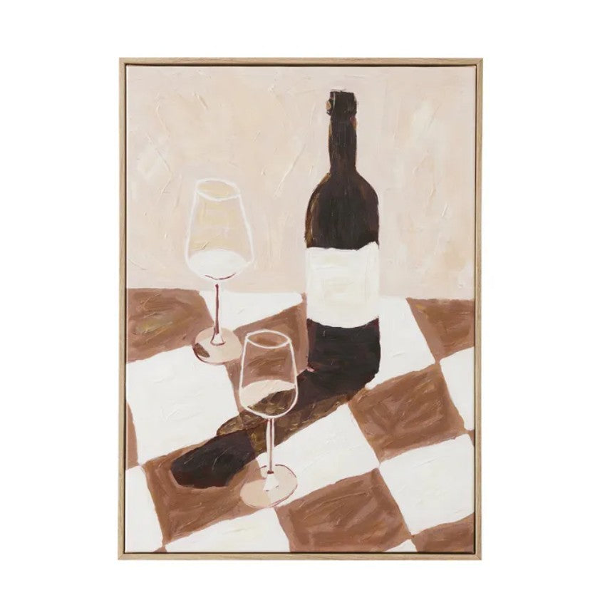 Vino Ash Frame Wall Art