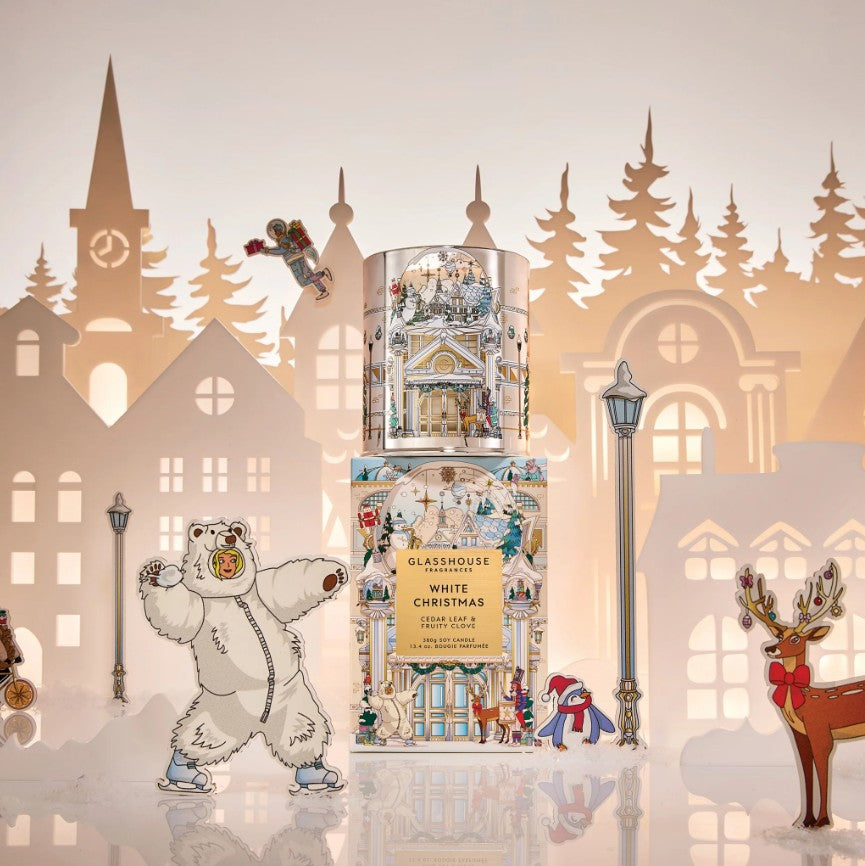 Glasshouse 380gm Candle Christmas 2025 - White Christmas