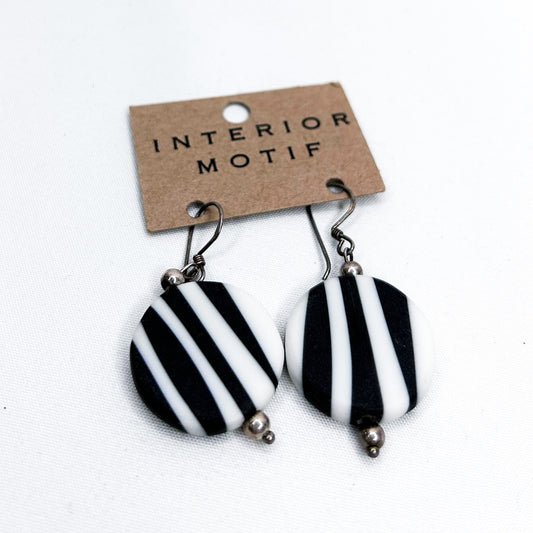 Zebra Earrings