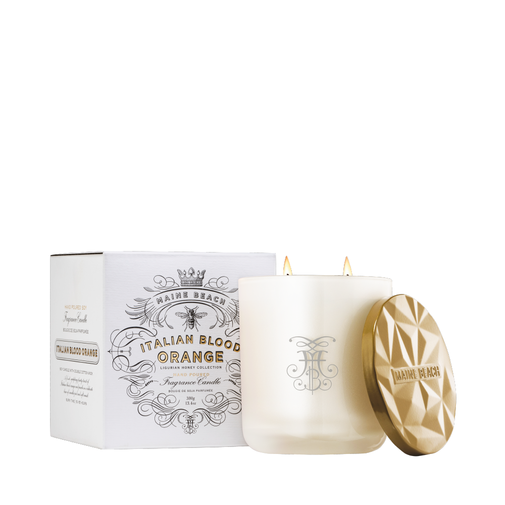 Maine Beach "Ligurian Honey & Italian Blood Orange" Candle