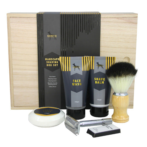Gents Manscape Shaving Box Set