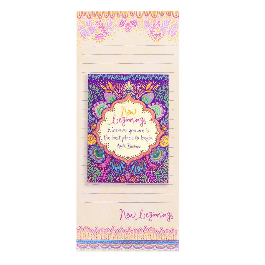 Intrinsic - New Beginnings Magnetic List Pad Set