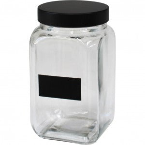 LaVida "Babylon" Glass Jar Sml 9.5x9.5x18.5cm