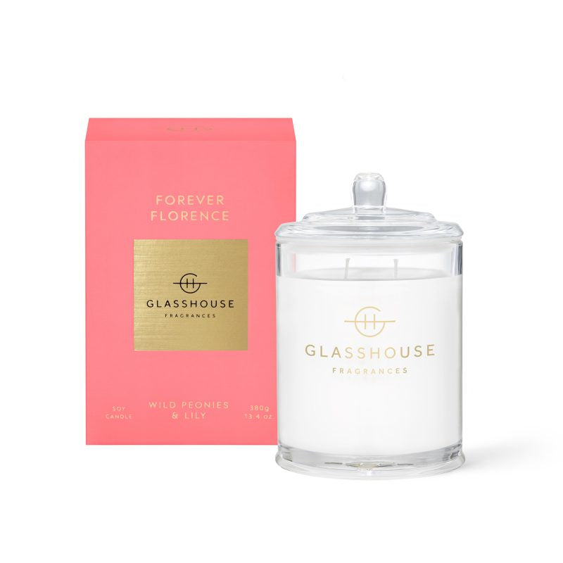 glasshouse soy candle forever florence