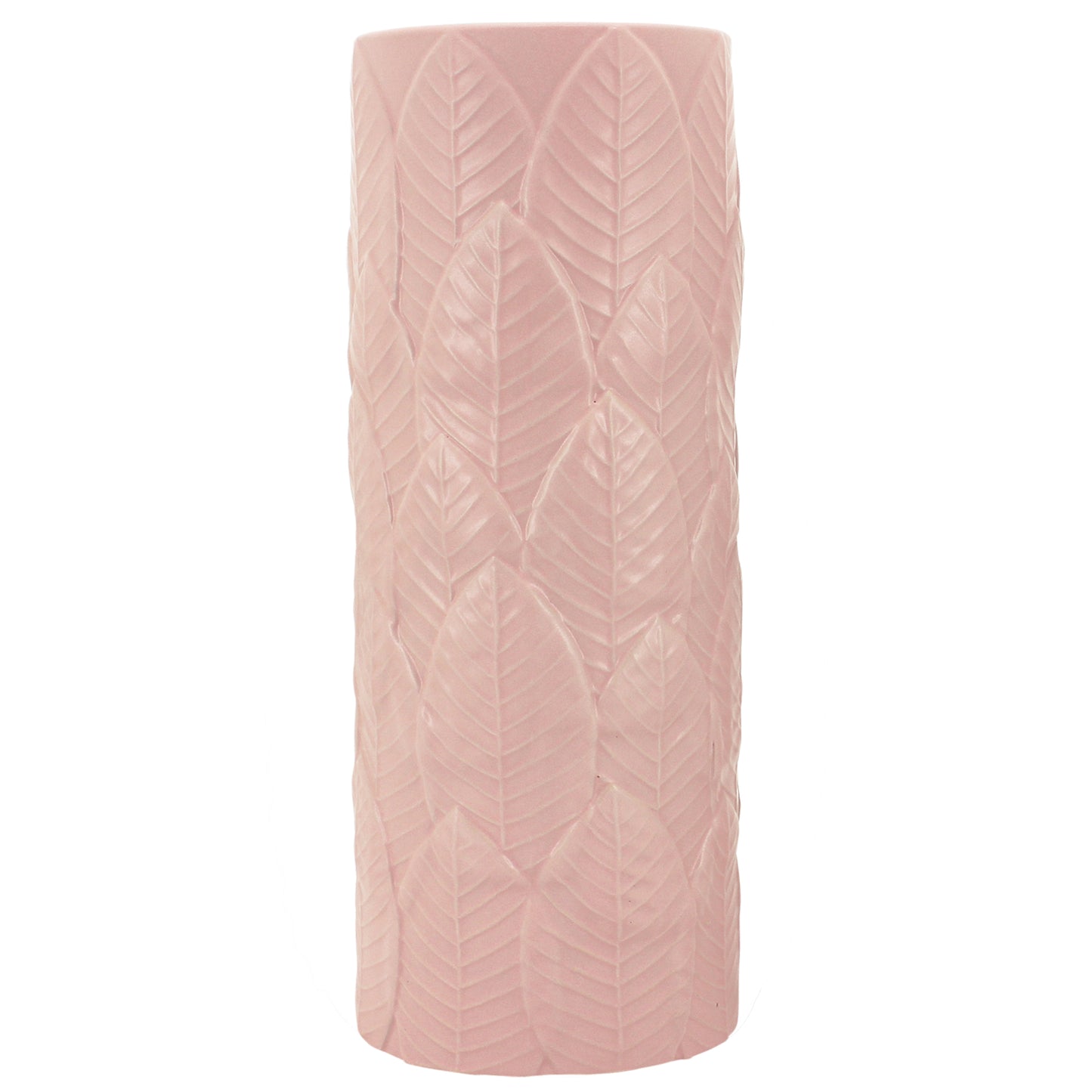 NF "Falling Leaf" Vase Pink 11x30cm