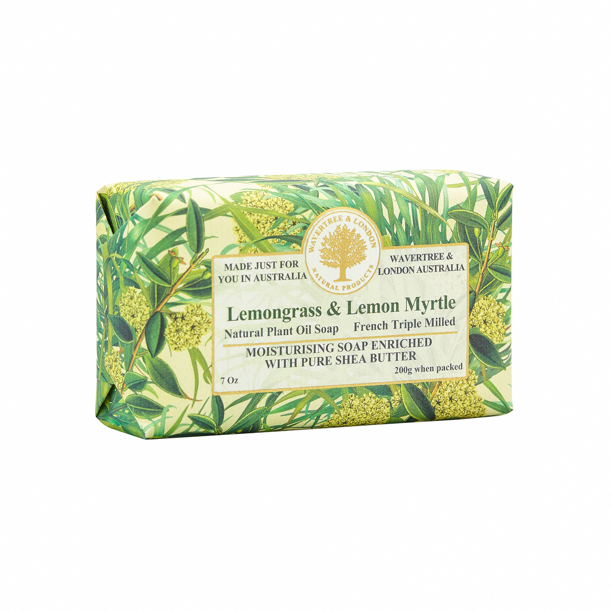 Wavertree & London "Lemongrass & Lemon Myrtle" Bar Soap