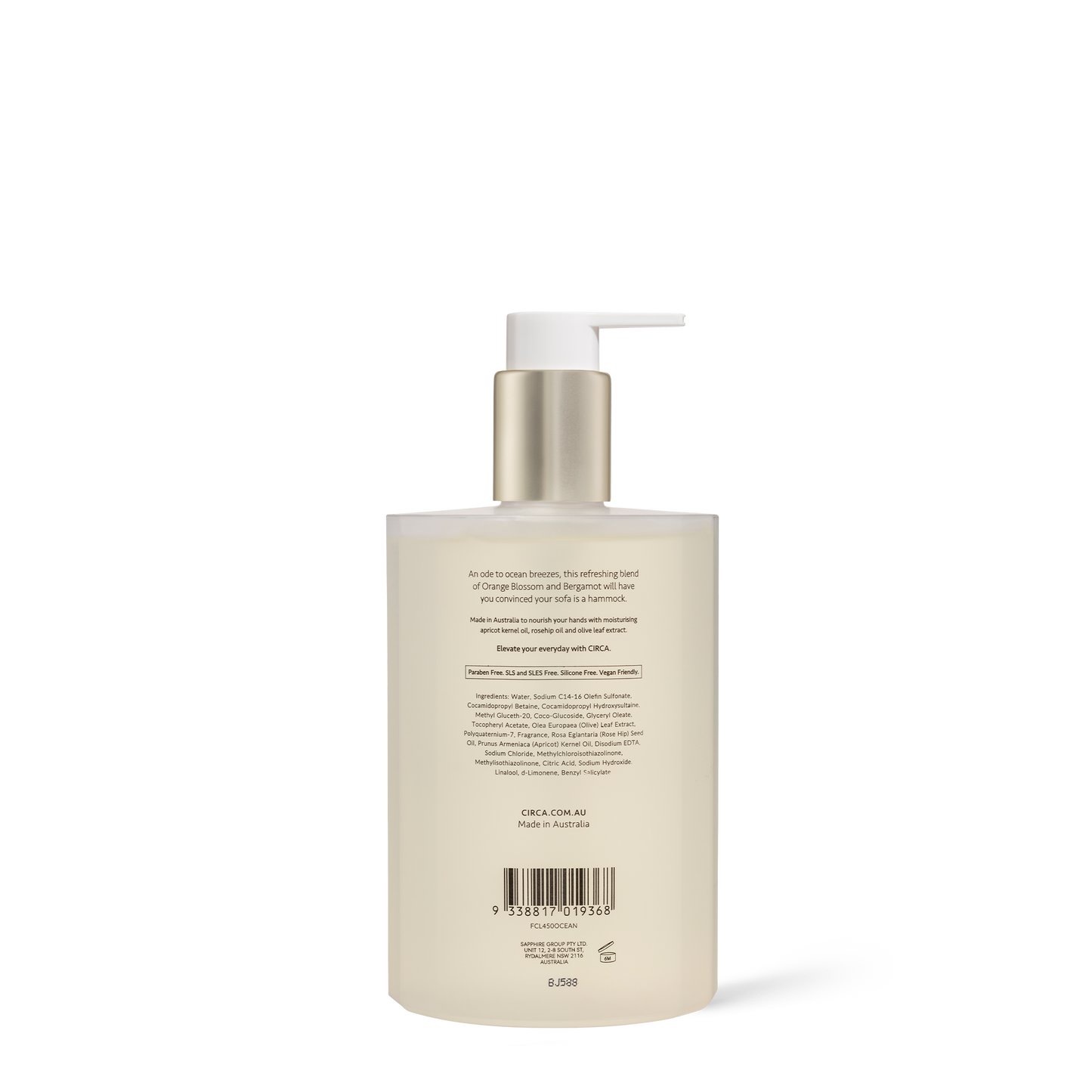 Circa Oceanique Hand Wash 450mL