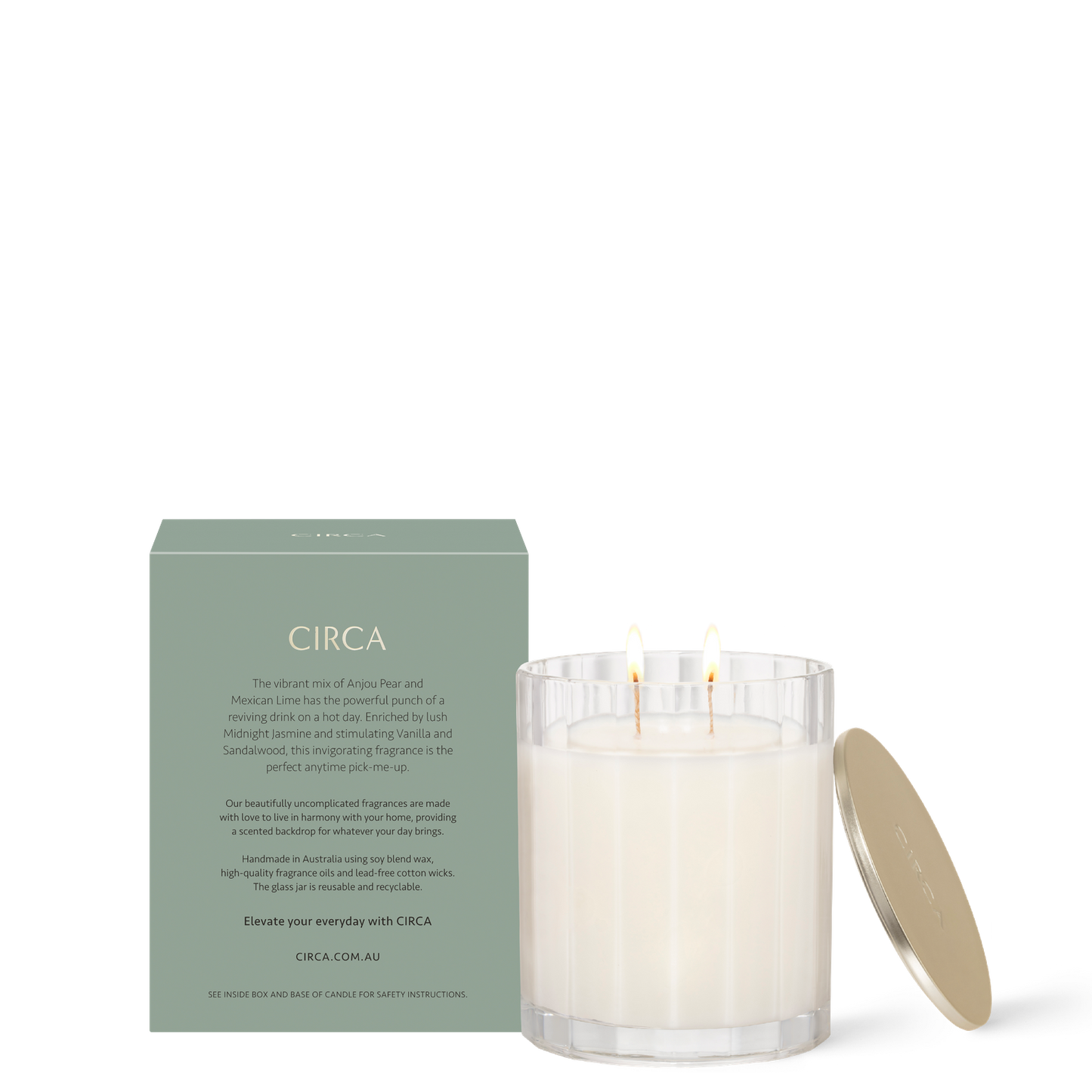 Circa "Pear & Lime" Soy Candle