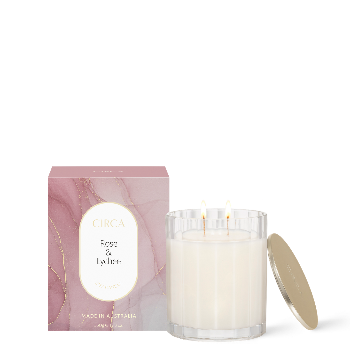 Circa Rose & Lychee Soy Candle