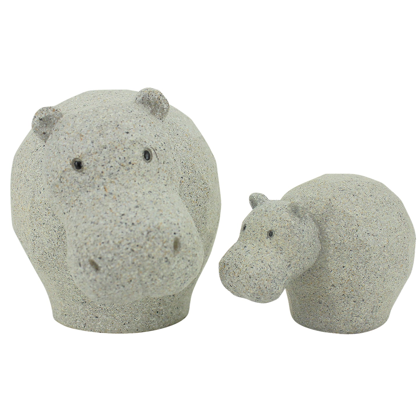 "Hippo Family" Grey 13cm