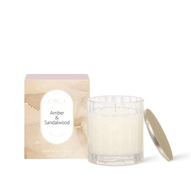 Circa Amber & Sandalwood Soy Candle