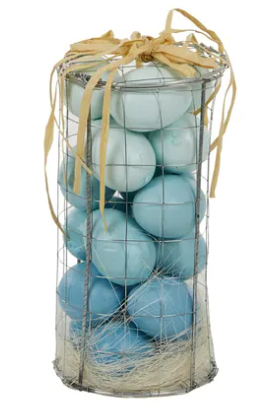 Easter Eggs in Cage