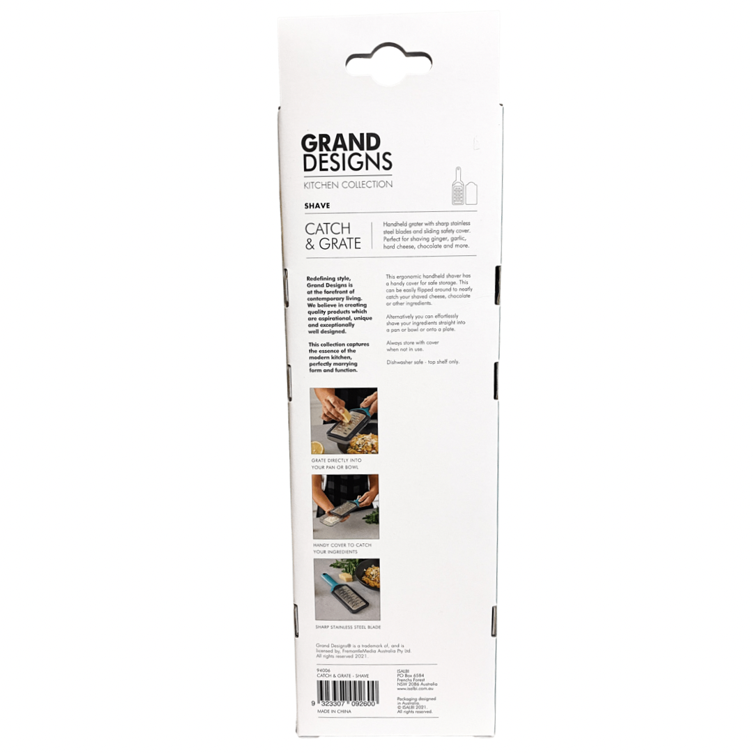 Handheld Kitchen Catch & Grate Shave Zester
