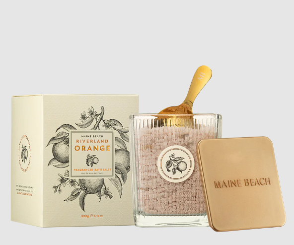 Maine Beach "Riverland Orange" Bath Salts