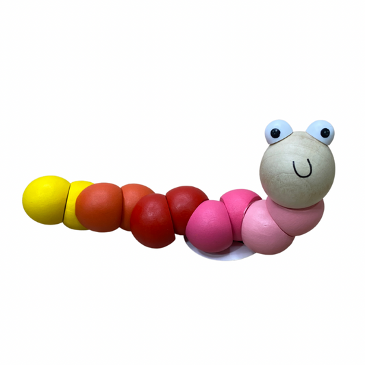 Calm & Breezy Wooden Jointed Worm