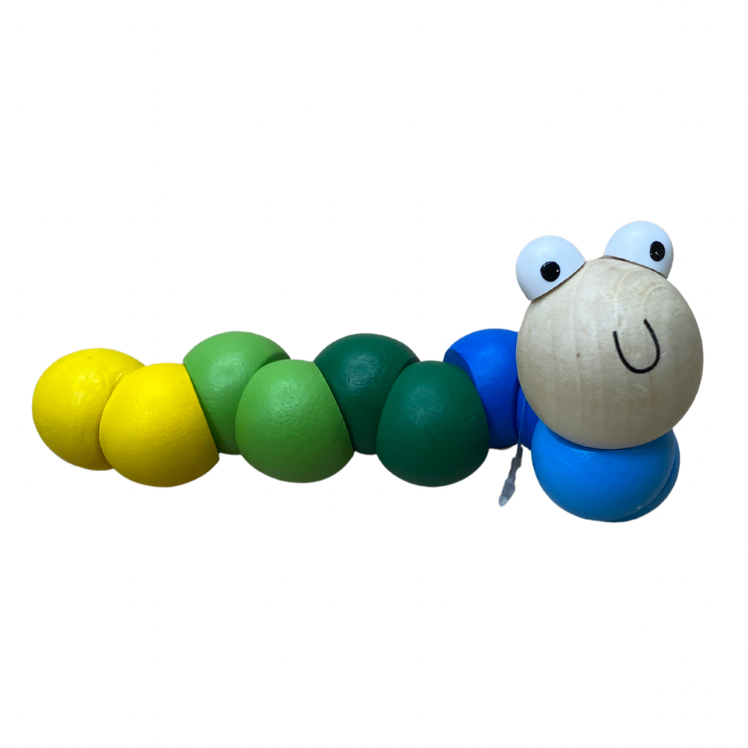 Calm & Breezy Wooden Jointed Worm