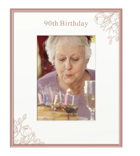90th Birthday Photo Frame