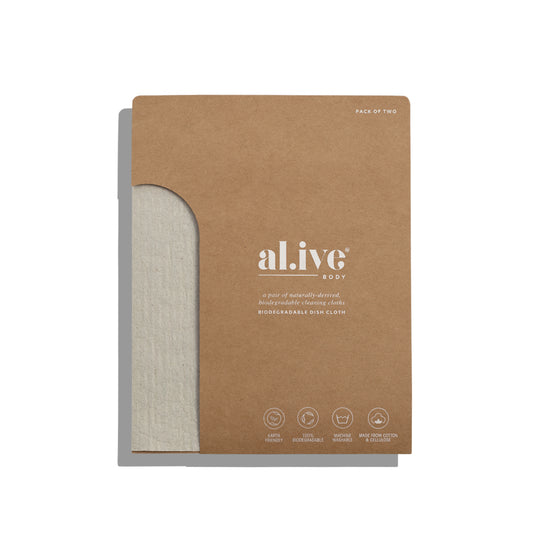 al.ive body - Biodegradable Dish Cloth