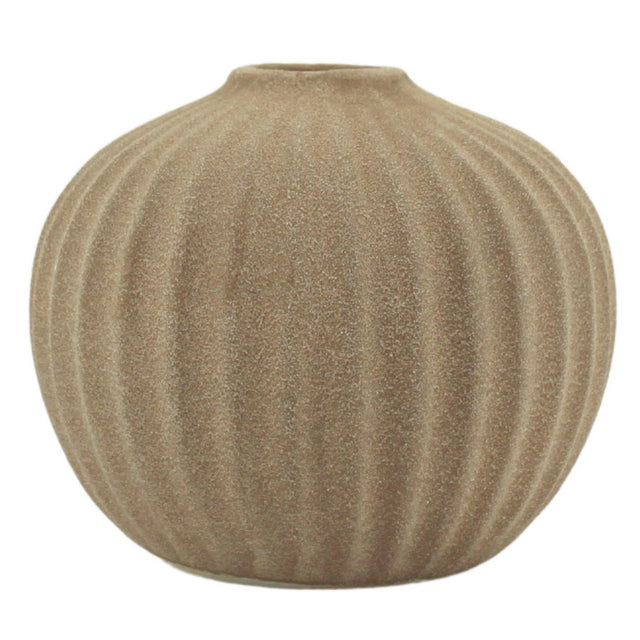 Grooved Bud Vase