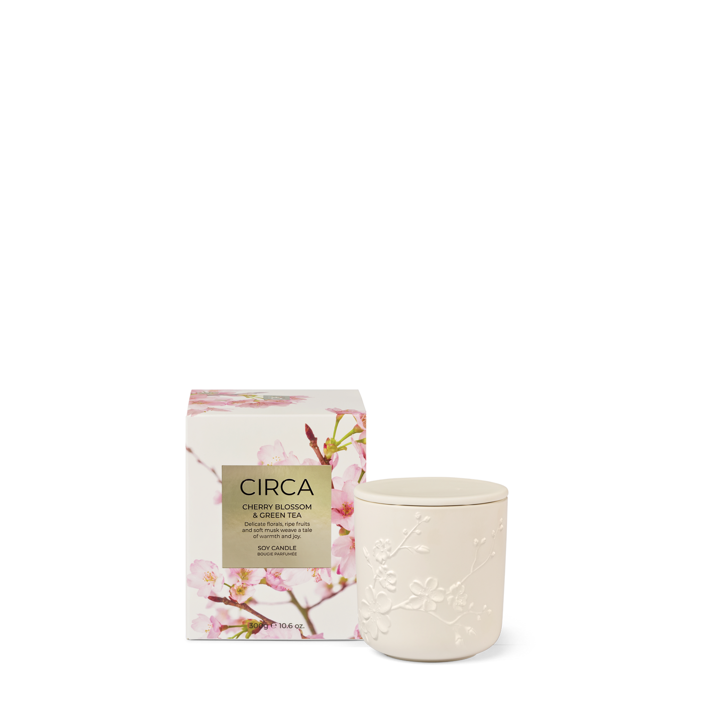 Circa 300gm Candle Mothers Day - Cherry Blossom & Green Tea