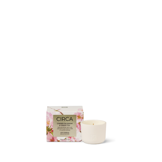 Circa 70gm Candle Mothers Day - Cherry Blossom & Green Tea