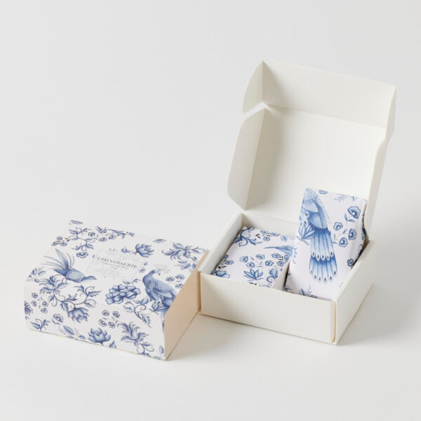 Chinoiserie Scented Soap Gift Set of 2 - French Linen