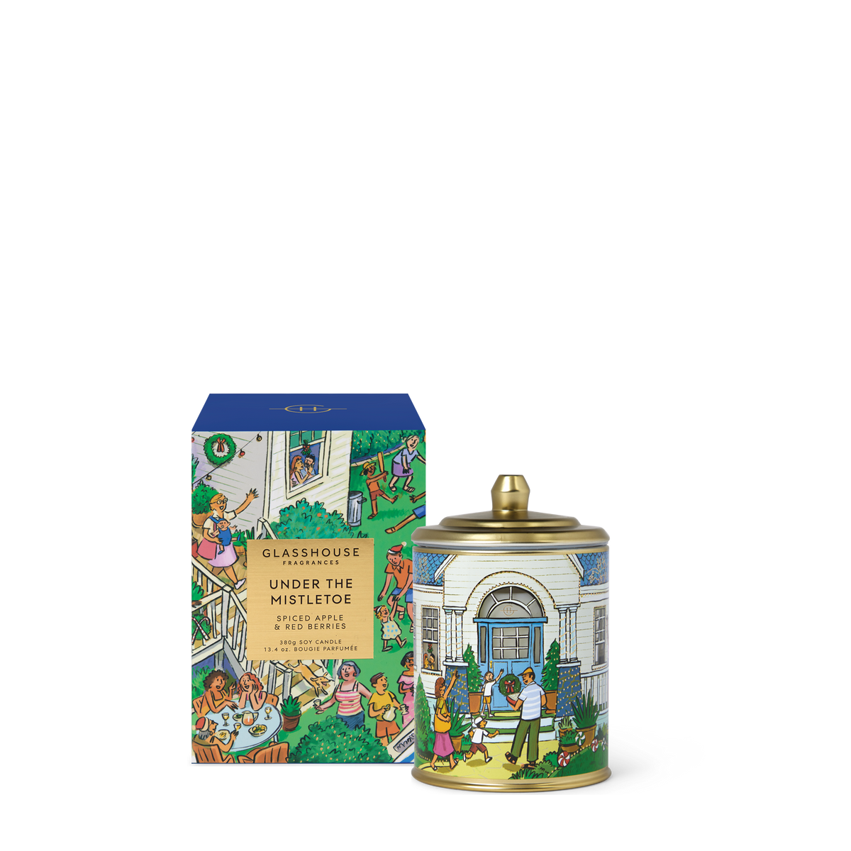 Glasshouse Fragrances - Under The Mistletoe Candle