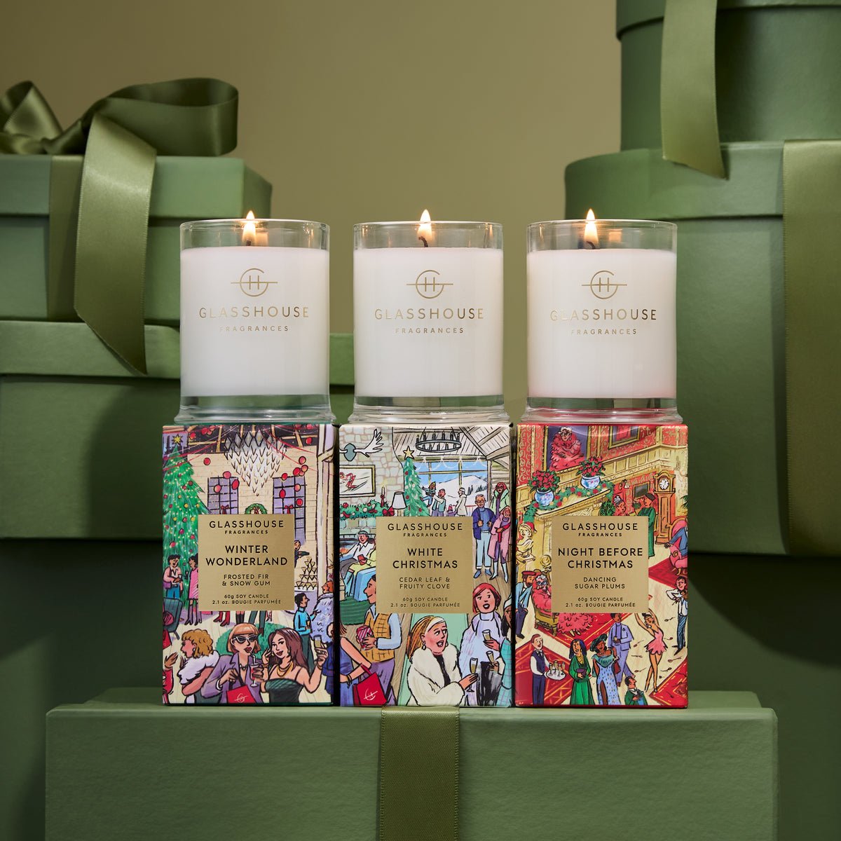 Glasshouse Fragrances - Christmas Trio