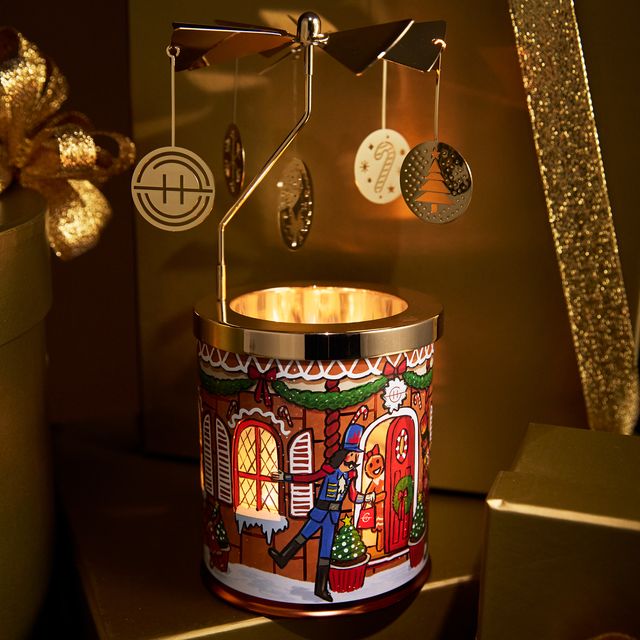 Glasshouse Fragrances - Kyoto In Bloom - Candle & Spinning Carousel