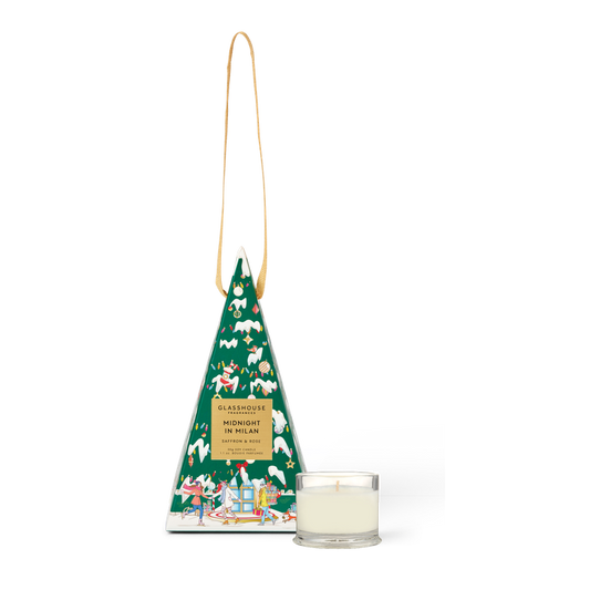 Glasshouse 30gm Christmas Bauble Candle - Midnight in Milan