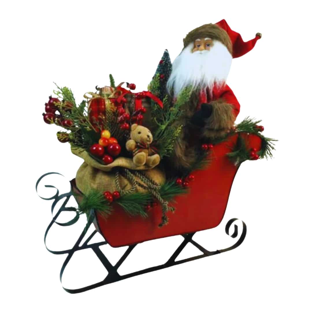 Santa Riding Sleigh