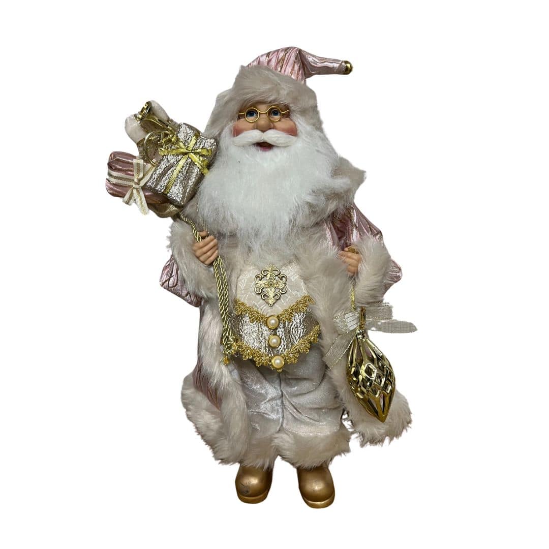 Standing Pink Santa