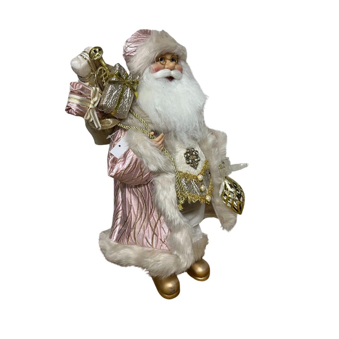 Standing Pink Santa