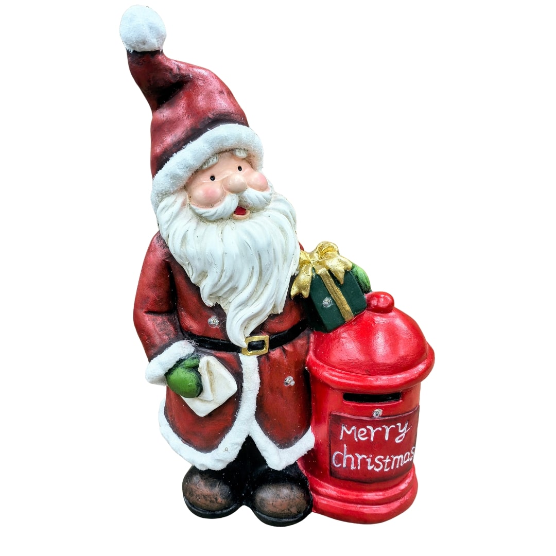LED Santa with Mail Box