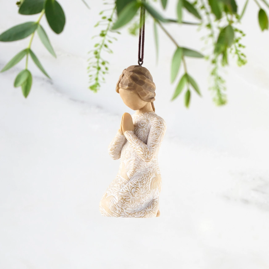 Willow Tree Hanging Ornament "Prayer of Peace"