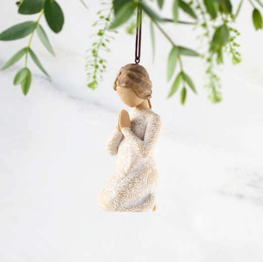 Willow Tree Hanging Ornament "Prayer of Peace"
