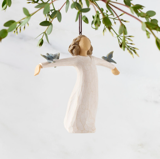 Willow Tree Hanging Ornament "Happiness"