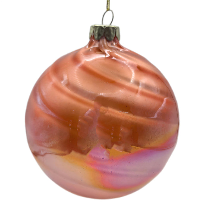 Glass Coral Bauble