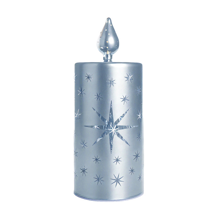 Glass Led Candle Sky Blue - 2 sizes