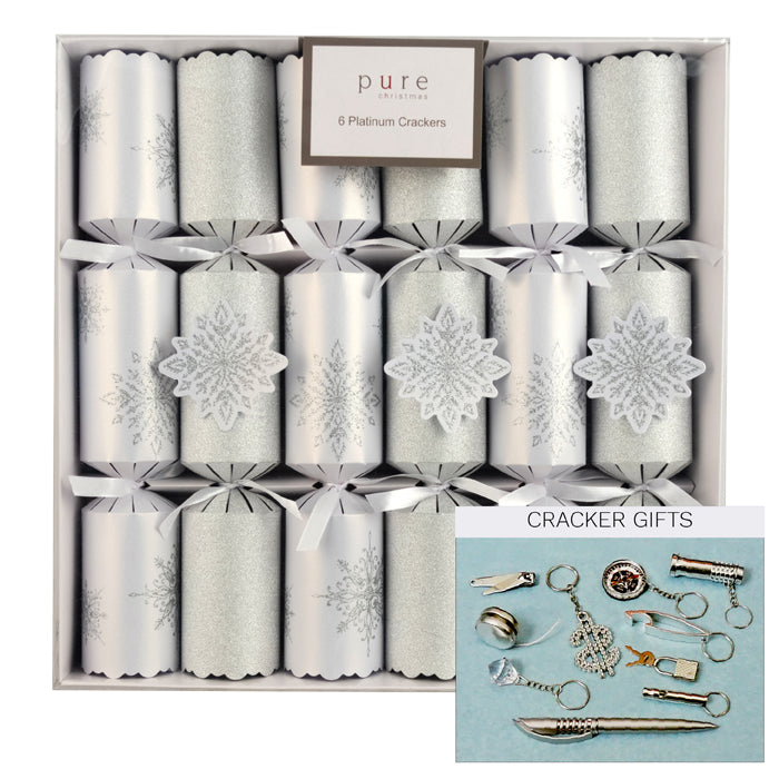White & Silver Platinum Crackers