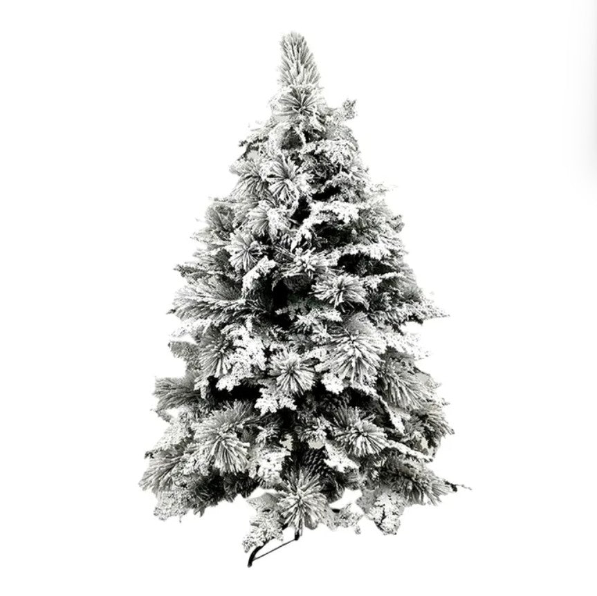 Alpine Pinecone Tree with Snow - 150cm