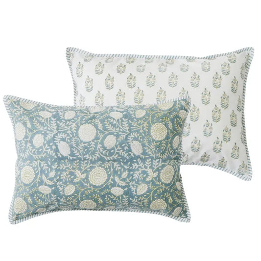 Anjali Cotton Block Cushion