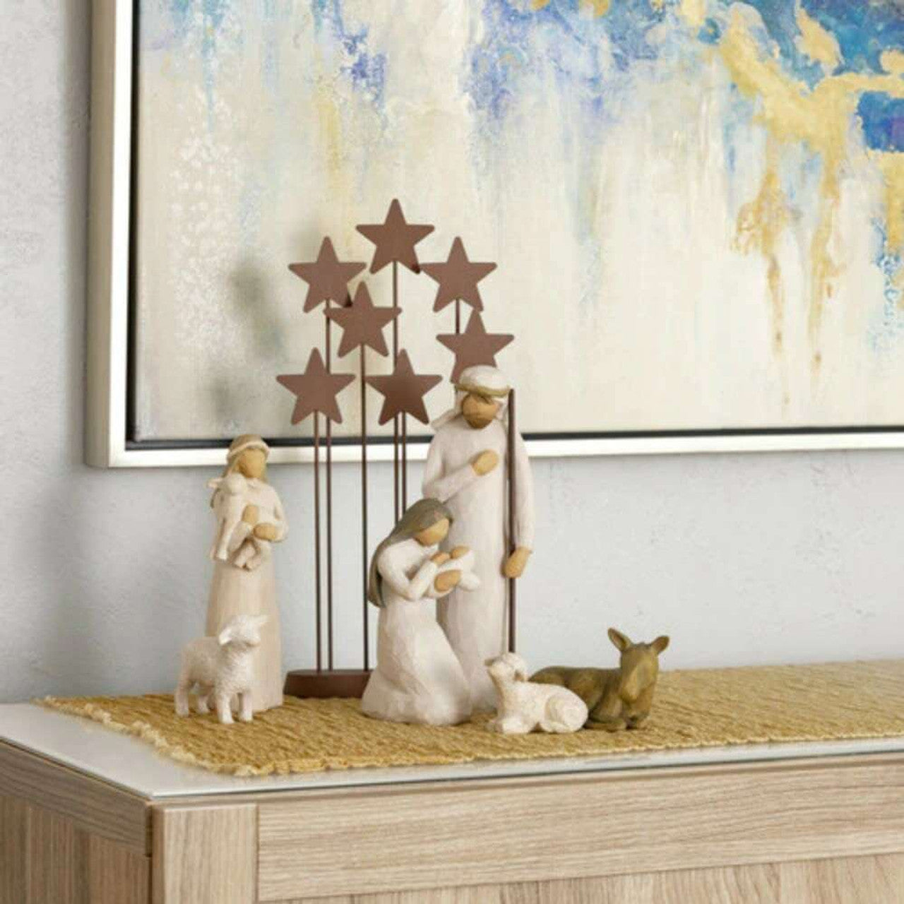 Willow Nativity Table Runner