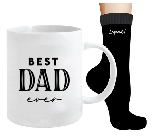 Best Dad Mug & Sock Set