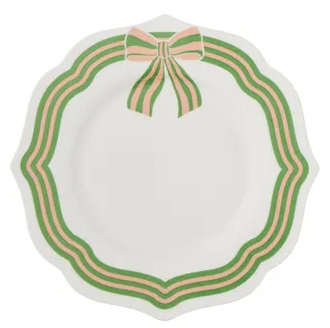 Christmas Bow Plate