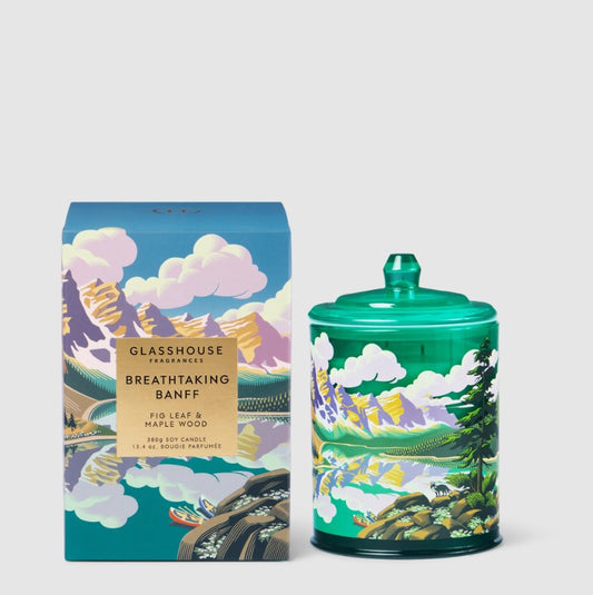 Glasshouse Ltd Ed 380gm Candle - Breathtaking Banff