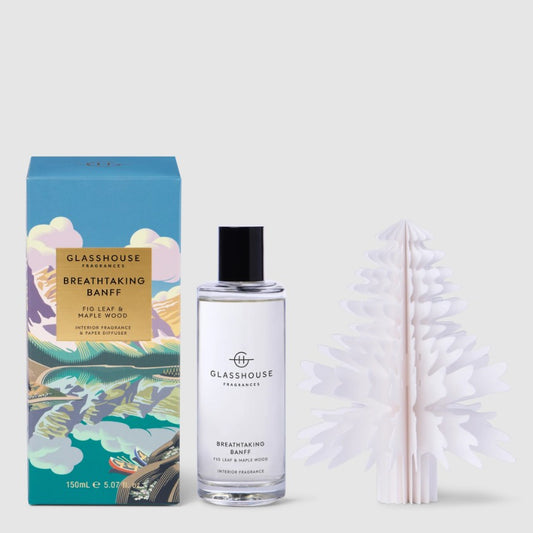 Glasshouse Ltd Ed 150ml Interior Fragrance & Paper Diffuser - Breathtaking Banff