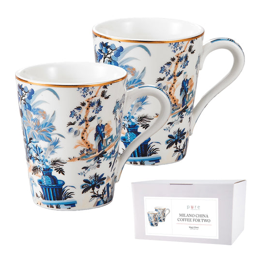 Milano Coffee for Two - Blue & White