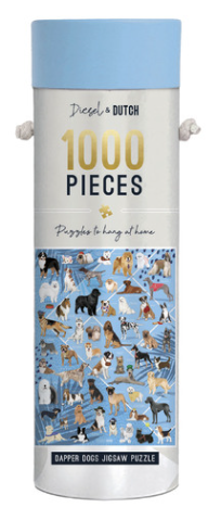 "Dapper Dogs" 1000pc Wall Jigsaw Puzzle