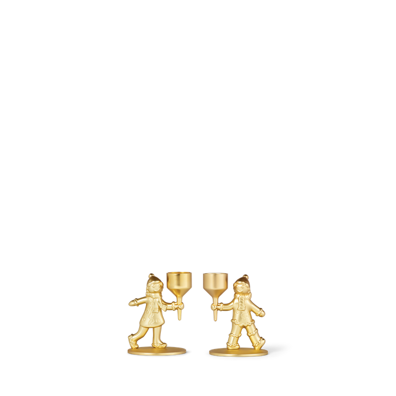 Glasshouse Metal Candlestick Set of 2 - Christmas 2025